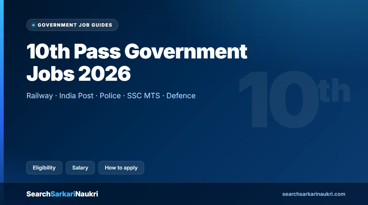 10th Pass Government Jobs 2026 – Latest Government Vacancies — Government Job Guides explainer