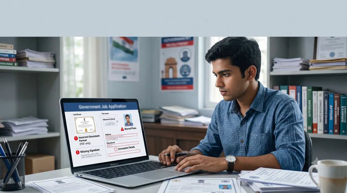 Common Mistakes That Lead to Government Job Application Rejection — Career Guide explainer