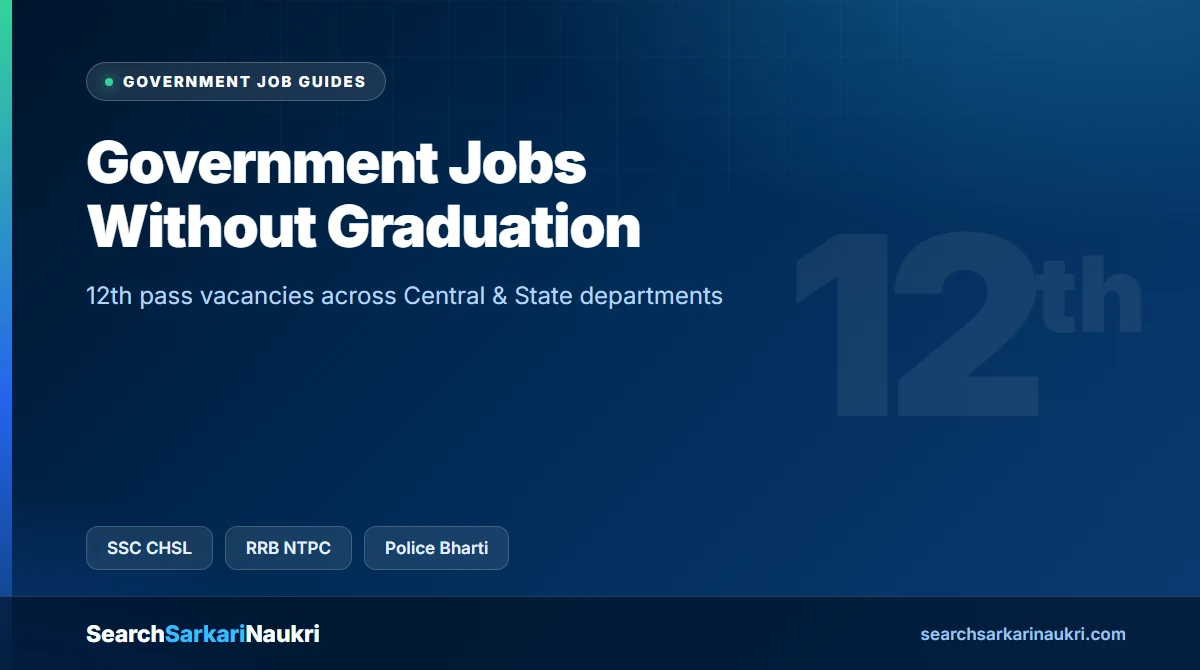 Government Jobs Without Graduation 2026 – 10th & 12th Pass Jobs — Government Job Guides explainer